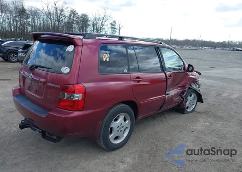 2006 Toyota Highlander Limited V6 from USA, damaged, VIN JTEEP21A060183795